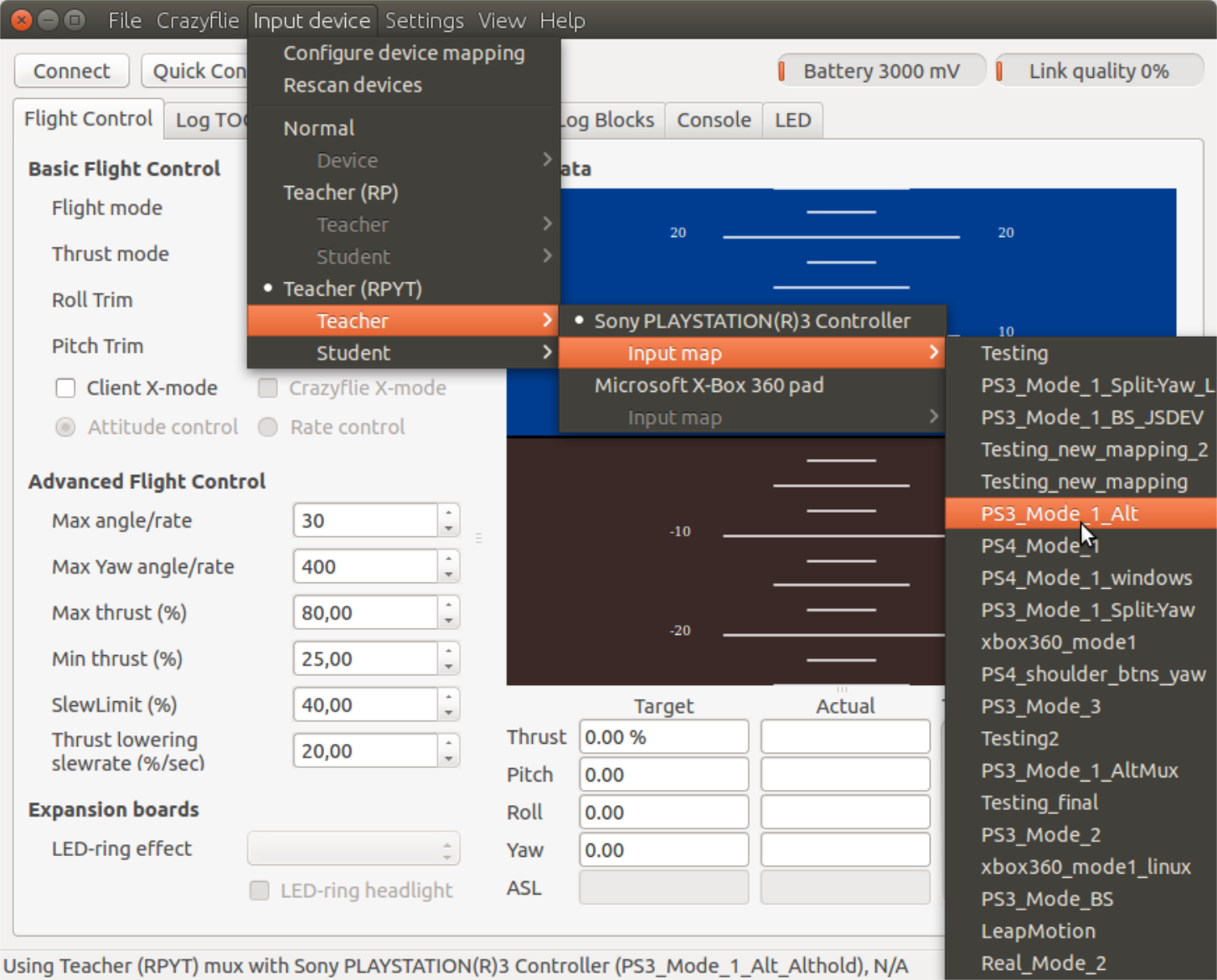 cfclient input teacher