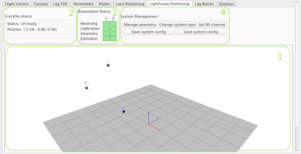 cfclient positioning