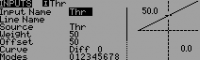 taranis thrust input