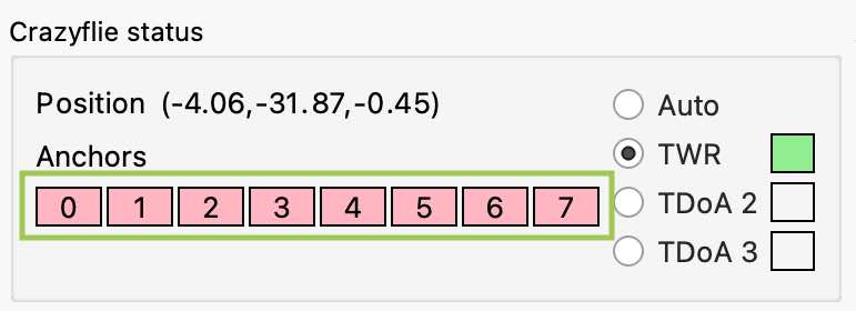 Switch anchors to TDoA mode Switch anchors to TDoA mode
