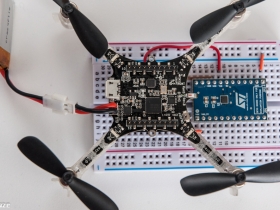 Crazyflie 2.0 breakout board expansion with ST sensor