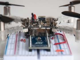 Crazyflie 2.0 breakout board expansion with ST sensor