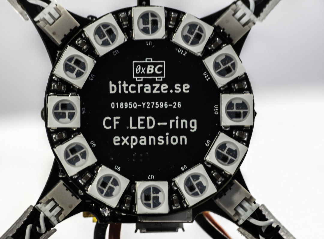 Crazyflie 2.0 LED-ring expansion prototype