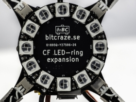 Crazyflie 2.0 LED-ring expansion prototype