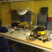 Our new lab. Still need some clean-up.