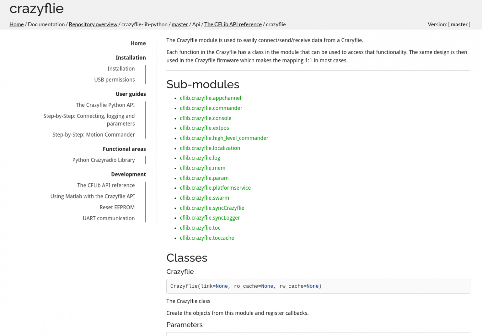 Improvements in documentation | Bitcraze