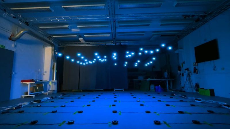 49 Crazyflies, 1 Crazyradio, and cflib2